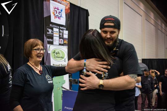 Orlando Glass Gallery Winner Onstage