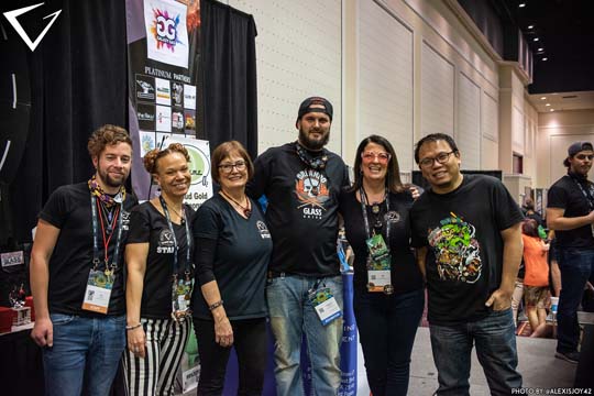 Orlando Glass Gallery on Stage with Glass Vegas Team