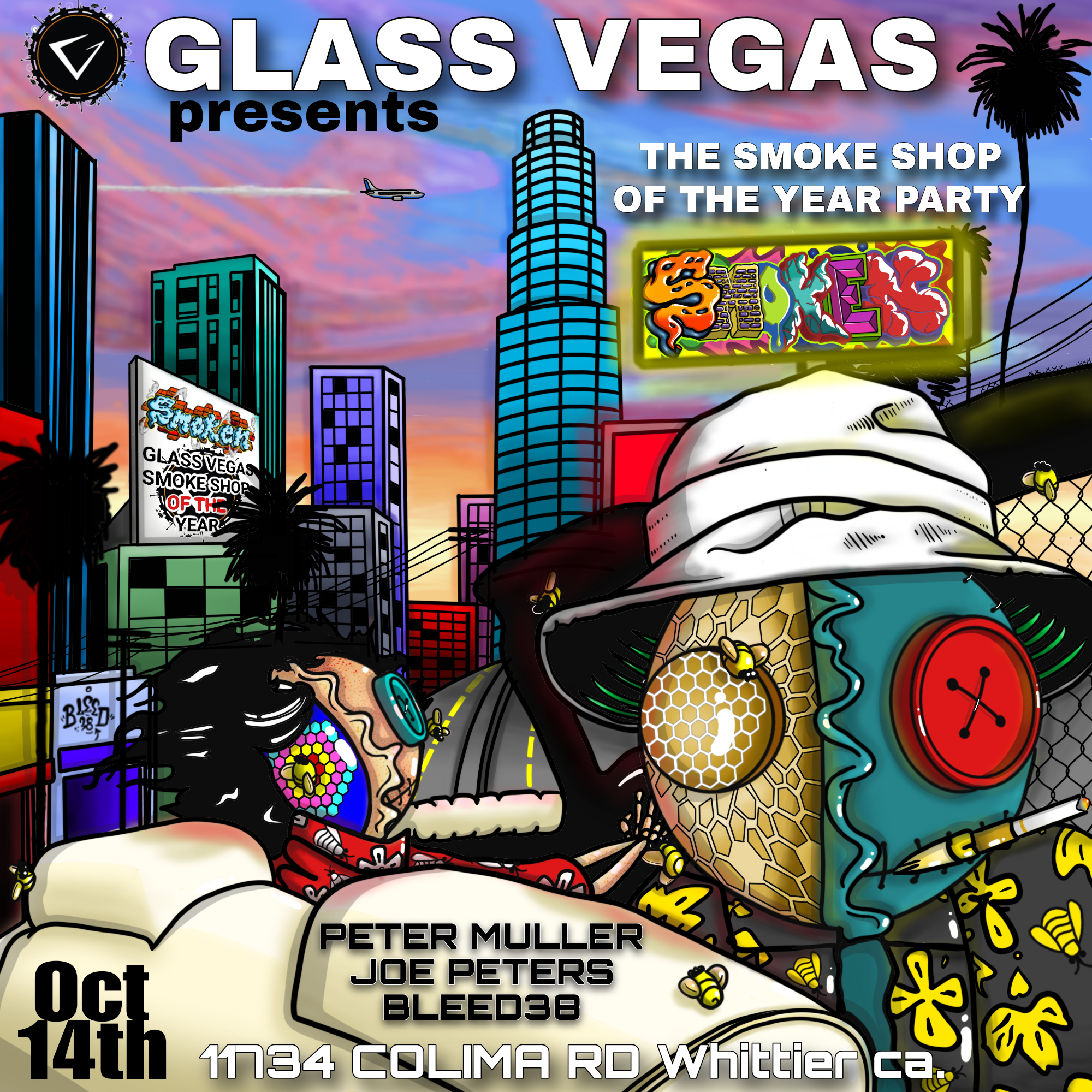 2023 Smoken Smoke Shop Party Flyer Bleed 38